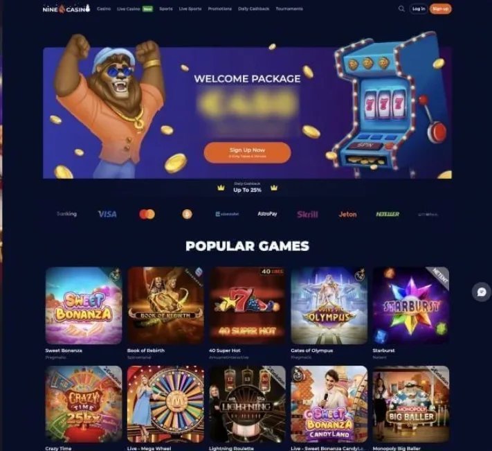Nine casino connexion, nine casino online